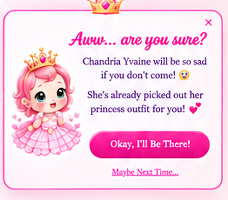 Awww… are you sure?